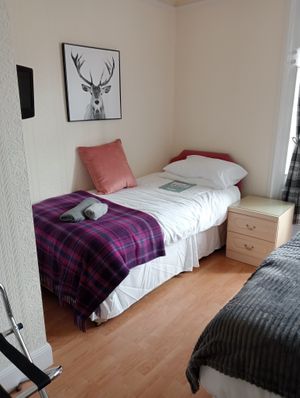 2nd bed in the triple bedroom. at Blaeberry House in Inverness