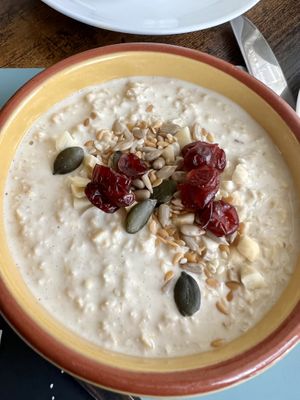 Scottish fridge oats   at Blaeberry House in Inverness