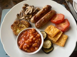 Full cooked breakfast   at Blaeberry House in Inverness