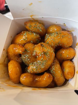 Hot Braised vegan shrimp   at Lefty's Fried Rice in St Louis