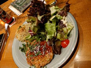 Vegane Teriyaki-"Bowl" at Oscar Wilde's in Freiburg