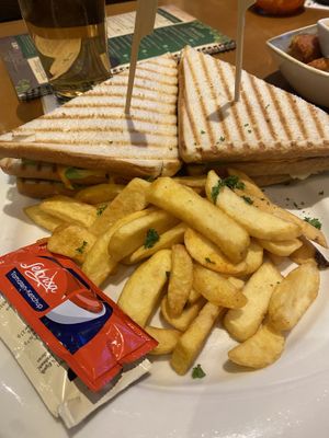 Vegan sandwich  at Oscar Wilde's in Freiburg