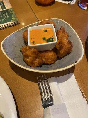 Cauliflower wings  at Oscar Wilde's in Freiburg