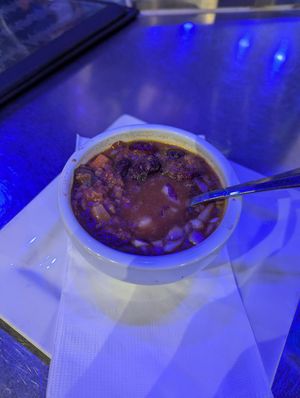 Vegan chili at Sebastian's Ale and Whiskey House in Lombard