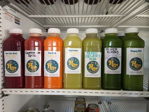 Cold pressed juice at The Hive in Cottonwood