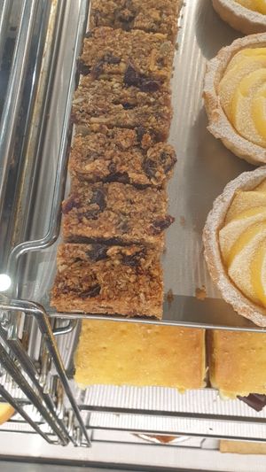 Vegan muesli slice at Lancefield Bakery in Lancefield