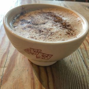 Almond chai latte at Le Pain Quotidien - Rye in Rye