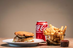 Vegan burger menu at BOBS in Copenhagen