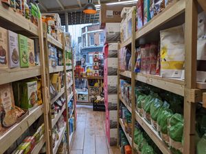 interior at The Community Larder  in East London