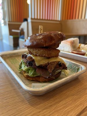 Maverick burger  at Next Level Veggie Grill – Ballard in Seattle