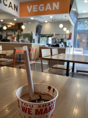 Chocolate shake  at Next Level Veggie Grill – Ballard in Seattle