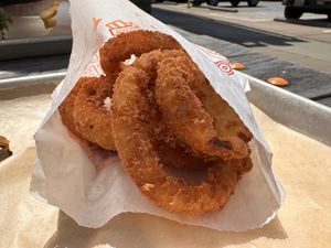 Onion rings   at Next Level Veggie Grill – Ballard in Seattle