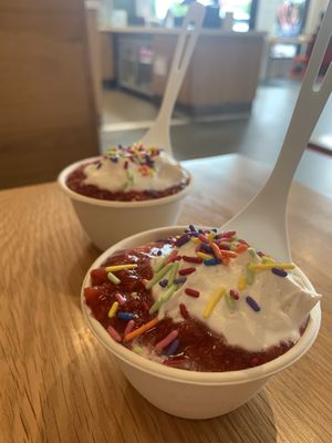 BOGO berry bliss sundaes   at Next Level Veggie Grill – Ballard in Seattle