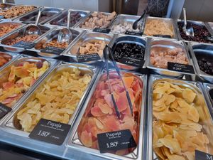 Dried fruits at T-nuts in Beernem