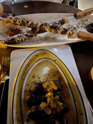 “Kofta” kabob. Infused with Cinnamon and cumin. Delicious. Definitely try this    at Anixi in New York City