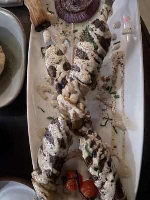Kofta kabobs —good but too real  at Anixi in New York City