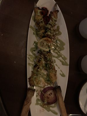 Chicken kebab   at Anixi in New York City