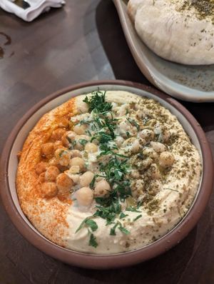 Hummus at Anixi in New York City