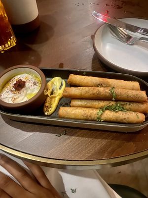 Crispy “Lamb” Cigars  at Anixi in New York City