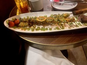 Grilled Chick’n Shish Kabob  at Anixi in New York City
