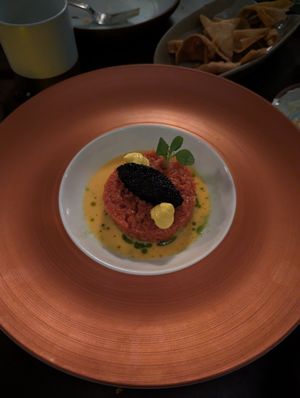 Preserved Lemon Cured “Tuna” at Anixi in New York City