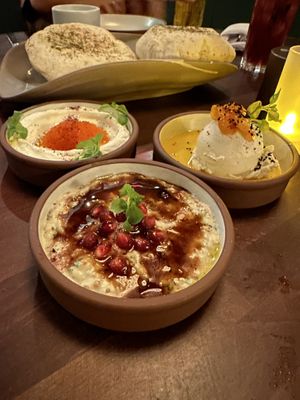 Dip mezze   at Anixi in New York City