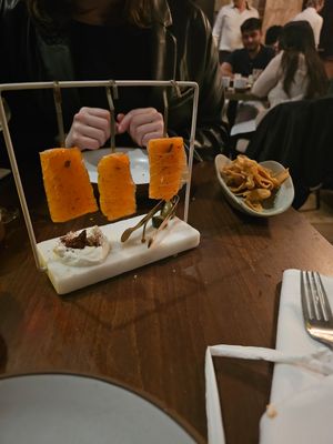 Cured salmon at Anixi in New York City