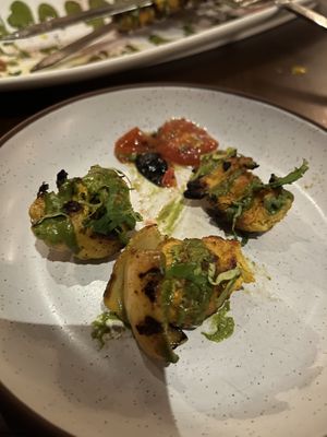 Chik’n kabob up closee  at Anixi in New York City