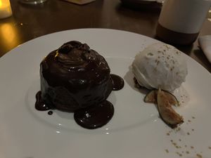 Cake & ice creamm  at Anixi in New York City