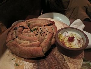 "Ricotta" and spinach borek rolls at Anixi in New York City