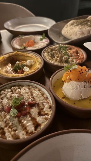 5 dip mezze; get the seaweed caviar   at Anixi in New York City