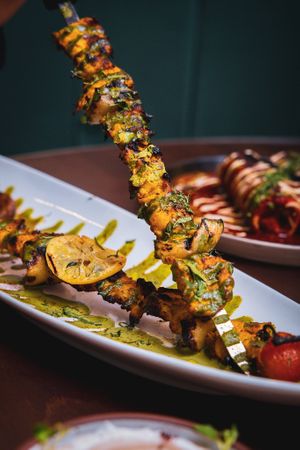 Grilled Chick’n Shish Kabob at Anixi in New York City