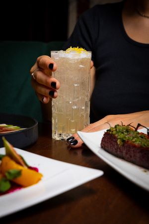 Golden Hour Cocktail at Anixi in New York City