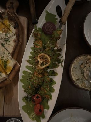 Chicken shish kabob   at Anixi in New York City