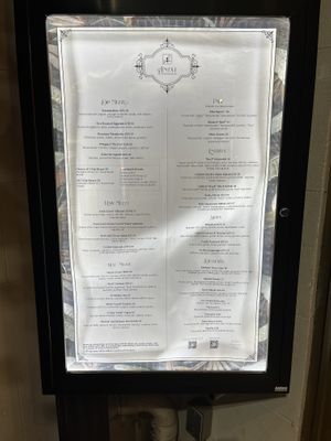Menu  at Anixi in New York City