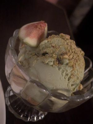 Pistachio ice cream at Anixi in New York City