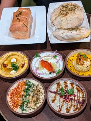 The 5 dip option at Anixi in New York City