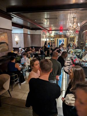 Bar entry dining area at Anixi in New York City