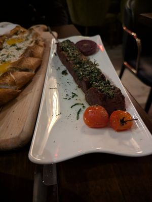 Steak kabob at Anixi in New York City