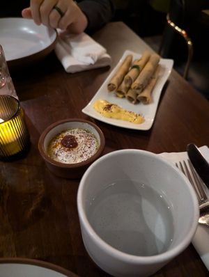 Lamb cigars at Anixi in New York City