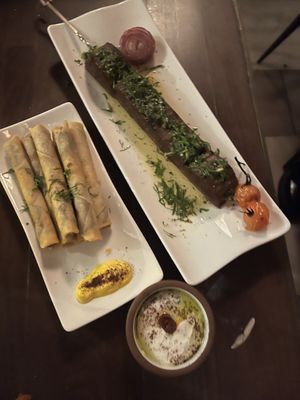 nice use of chunk steak   at Anixi in New York City