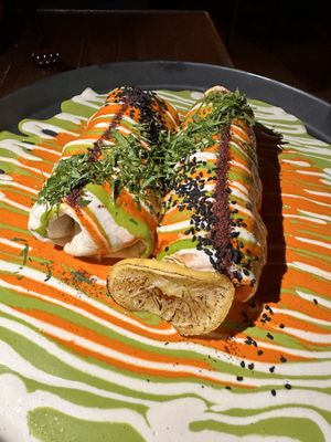 Chicken Gyro Rolls  at Anixi in New York City