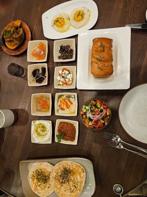 Brunch sampler at Anixi in New York City