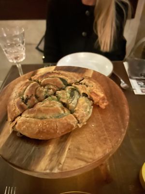 Spinach and ricotta   at Anixi in New York City