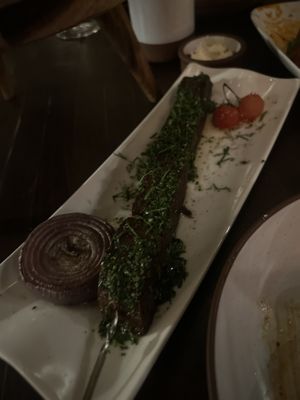 The steak kabob - blew me away!   at Anixi in New York City