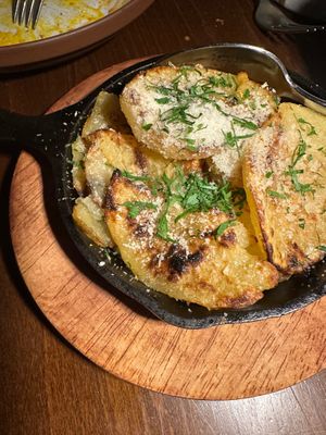 confit potatoes at Anixi in New York City