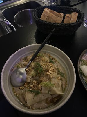 Ravioli (tasty!)  at Barrio  in Liege