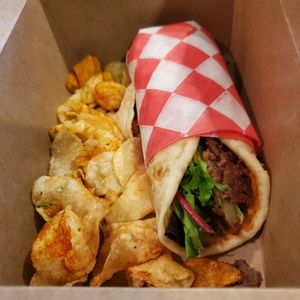 Impossible gyro at Kid Cashew in Sandy Springs