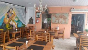 Inside the store at Bawarchi in Sao Paulo