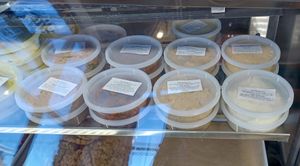 Vegan spreads at The Pig and the Plow Farmstead Bakery in Fort Collins